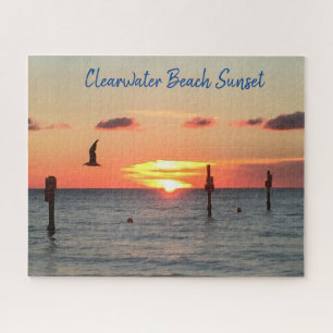 El rompecabezas de Clearwater Beach Sunset Jigsaw