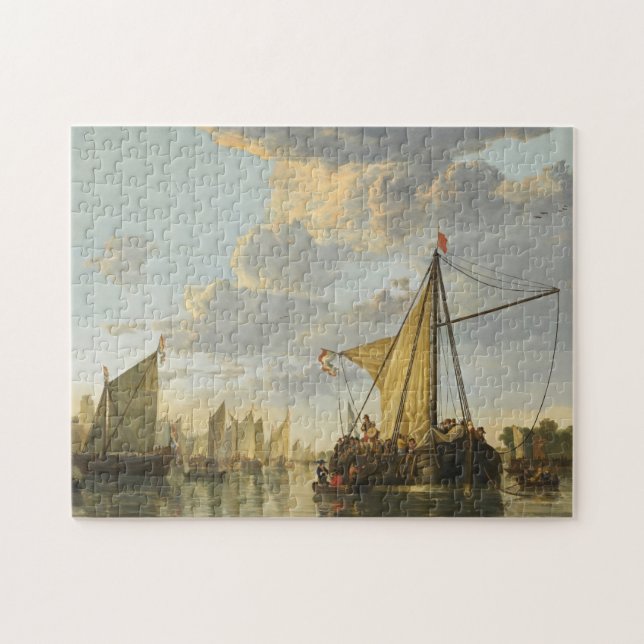 El rompecabezas de Cuyp's The Maas (Horizontal)