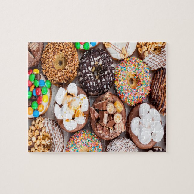 El rompecabezas de Donuts Marshmallow Jigsaw (Horizontal)