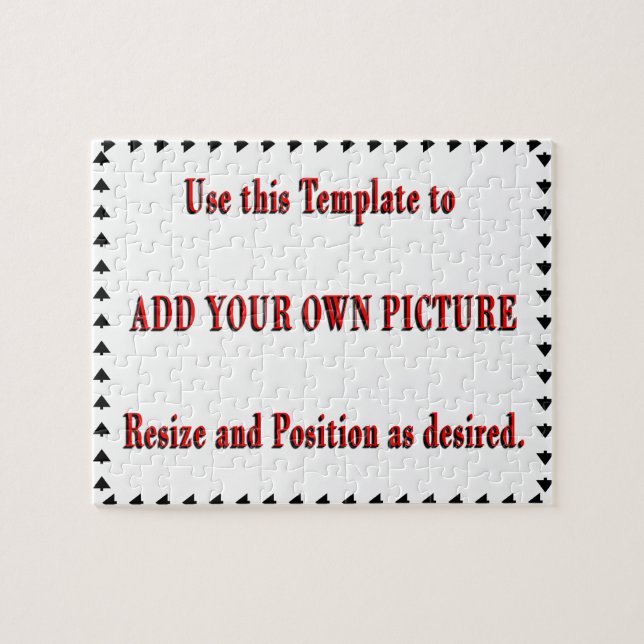 El rompecabezas de encargo añade su propia imagen (Horizontal)