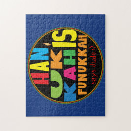 El rompecabezas de Hanukkah para los niños persona