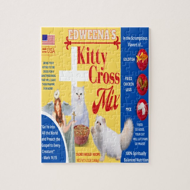 El rompecabezas de la cruz gitana de Edweena (Vertical)