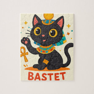 El rompecabezas de la diosa egipcia bastet - Línea