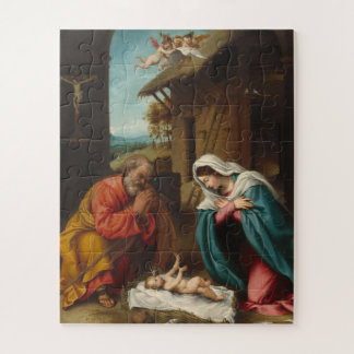 El rompecabezas de la escena de la Natividad de Bl