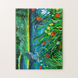 El rompecabezas de la garza azul @Todd Lake