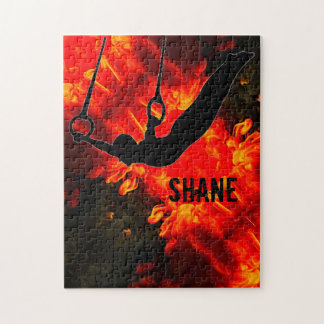 El rompecabezas de la gimnasia para los niños