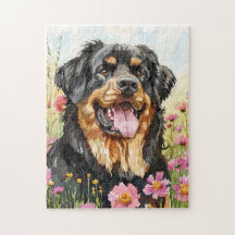 El rompecabezas de la mastiff tibetana 252 pcs Art