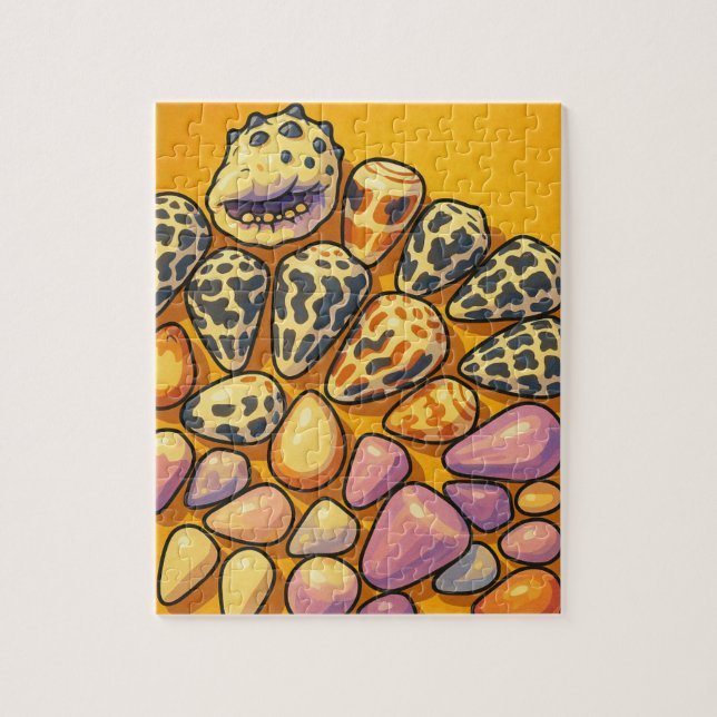 El rompecabezas de la paleta de los océanos (Vertical)