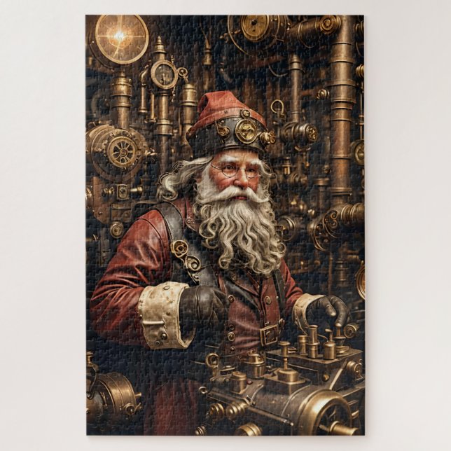El rompecabezas de la Santa Lucía de Steampunk (Vertical)