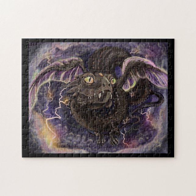 El rompecabezas de la tormenta Dragon Jigsaw (Horizontal)