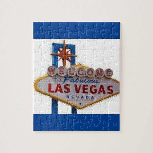 El rompecabezas de Las Vegas con caja de regalo (Vertical)