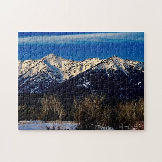 El rompecabezas de los montes del Cuerno de Elk (Horizontal)