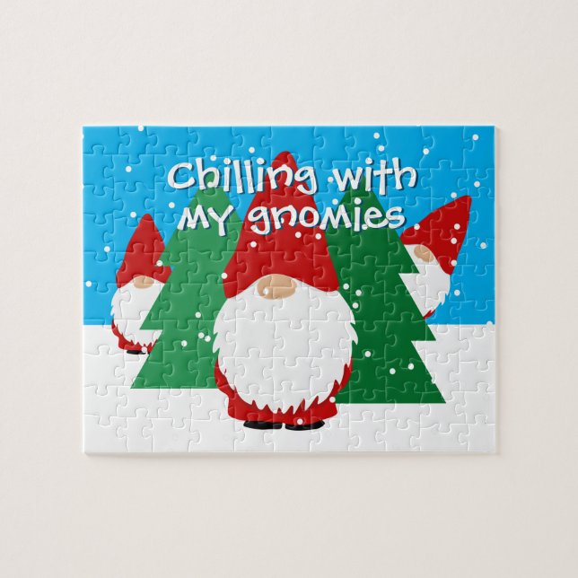 El rompecabezas de los Navidades de niños con dive (Horizontal)