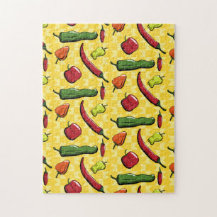 El rompecabezas de los pimientos de Chile