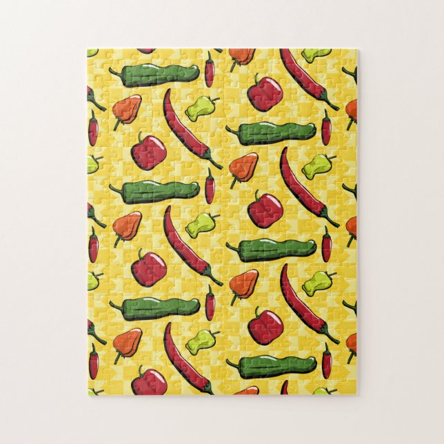 El rompecabezas de los pimientos de Chile (Vertical)