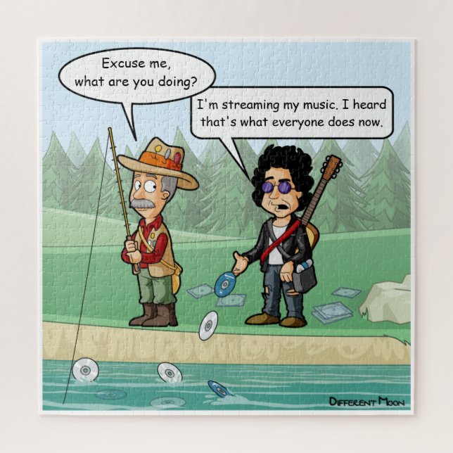 El rompecabezas de Pun Jigsaw en la transmisión de (Vertical)