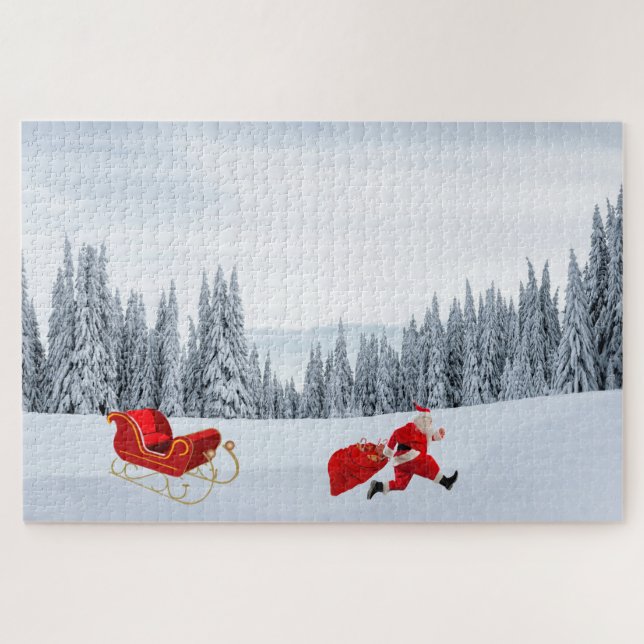 El rompecabezas de Santa Claus (Horizontal)