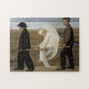 El rompecabezas del ángel herido de Simberg