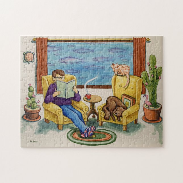 El rompecabezas del día lluvioso (Horizontal)