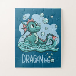 El rompecabezas del dragón de agua infantil
