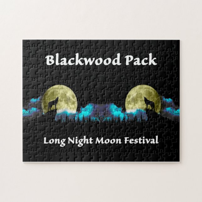 El rompecabezas del Festival de la Luna de Larga N (Horizontal)