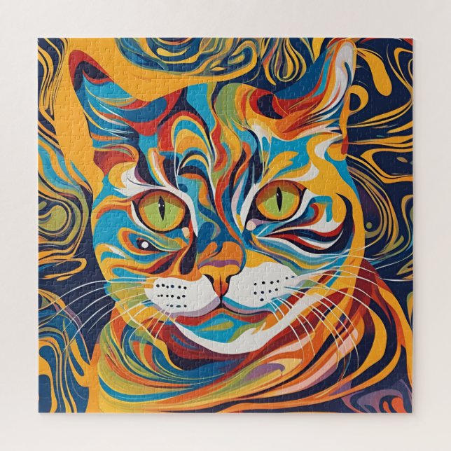 El rompecabezas del gato Lover (Vertical)