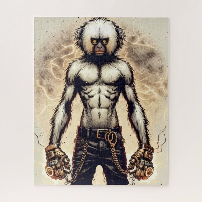 El rompecabezas del mono de choque (Vertical)