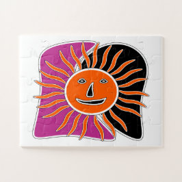 El rompecabezas del rompecabezas del sol sonriente