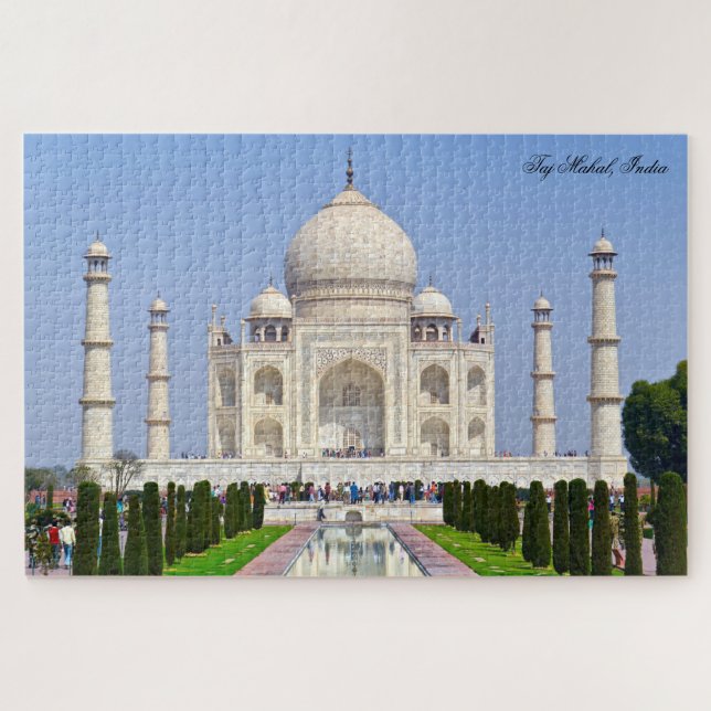 El rompecabezas histórico del Taj Mahal en India (Horizontal)