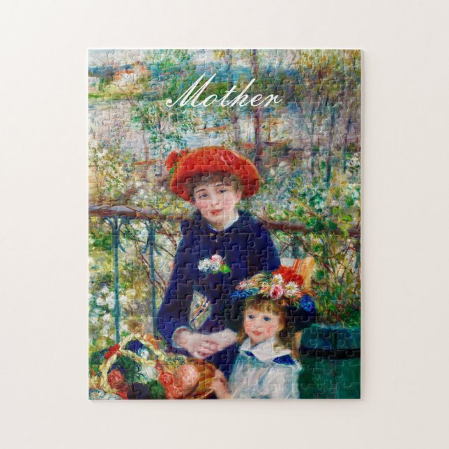 El rompecabezas madre e hijo de Renoir (Vertical)