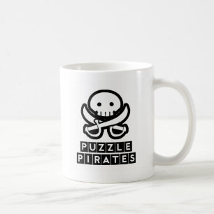 El rompecabezas piratea la taza del cráneo
