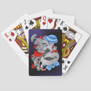 El rompecabezas surrealista enfrenta las cartas de