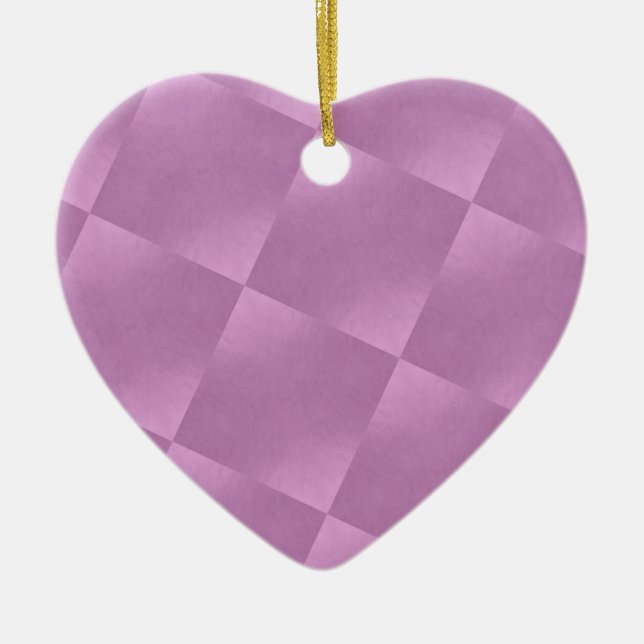 El rosa ajusta el ornamento del corazón (Frente)