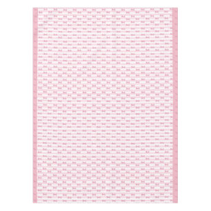 El rosa arquea el mantel del paño