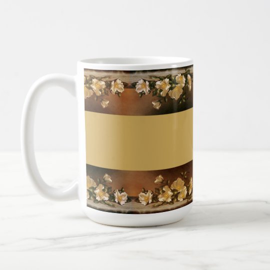 El rosa cherokee de Heade florece la taza floral
