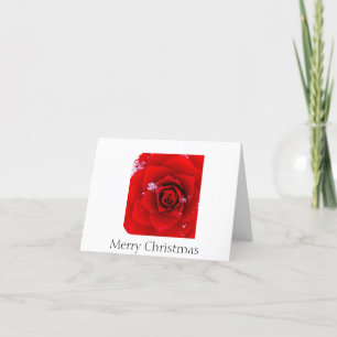 El rosa del notecard del navidad de Sharon