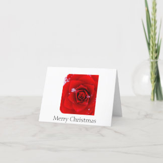El rosa del notecard del navidad de Sharon