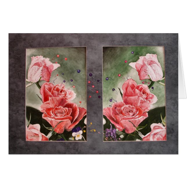 El rosa envía una nota (Anverso (Horizontal))