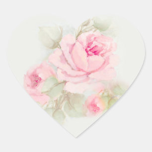 El rosa etiqueta rosas