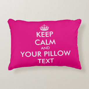 El rosa guarda calma y su almohada de tiro del