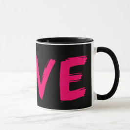 El rosa negro de la taza 11oz del amor por Zazz_it