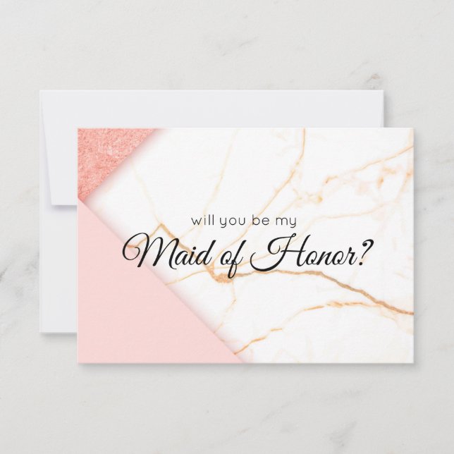 El rosa y el oro modernos serán mi doncella de hon (Anverso)