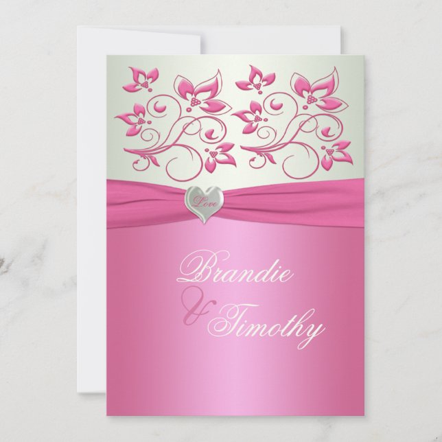 El rosa y palidece - la invitación que se casa II (Anverso)