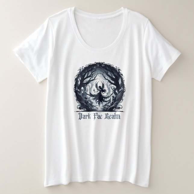 El rostro oscuro en el bosque mágico (Anverso del diseño)