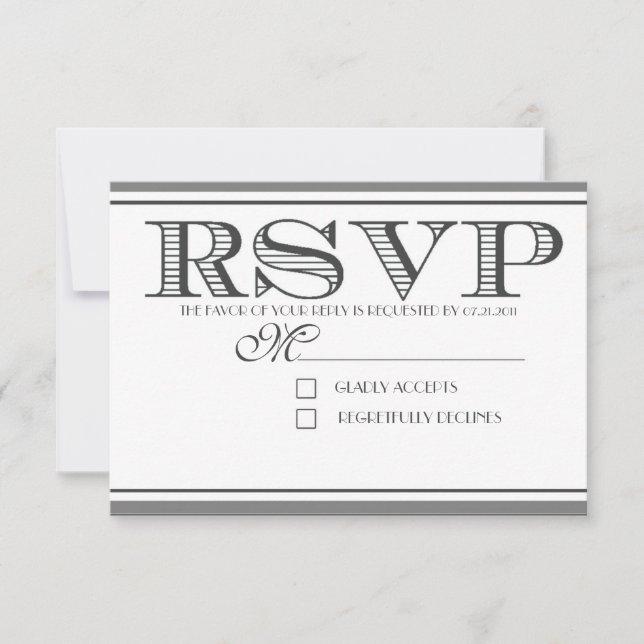 EL RSVP DE CAMEREE (Anverso)