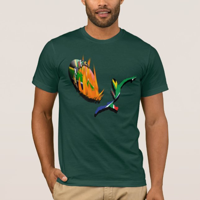El rugbi surafricano aviva el camisetas para los (Anverso)