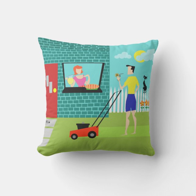 El sábado por la mañana almohada al aire libre (Anverso)