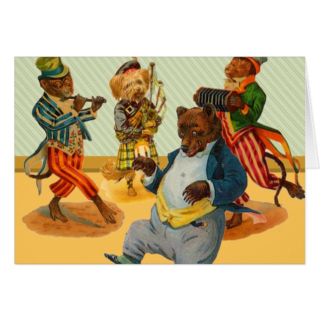 El sábado por la noche danza animal (Anverso (Horizontal))