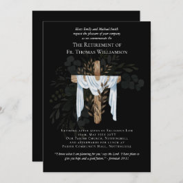 El sacerdote pastor diácono invita al retiro