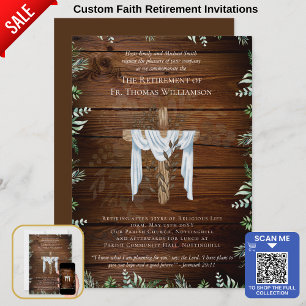 El sacerdote pastor diácono invita al retiro